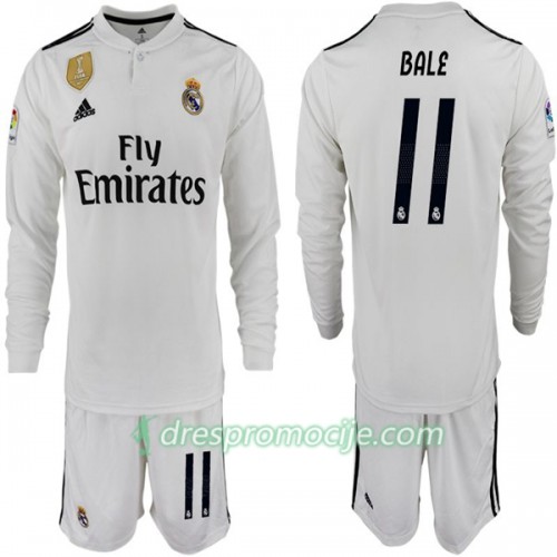 Real Madrid Dres BALE 11 Dječji Domaći 2018/19 Dugim Rukavima Real Madrid Dres BALE 11 Dječji Domaći 2018/19 Dugim Rukavima